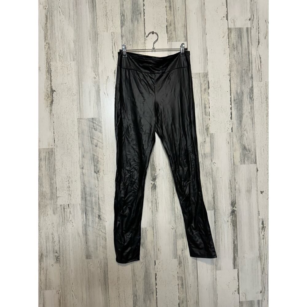 Faux leather leggings